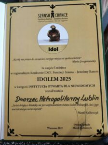 Dworzec Lublin z nagrodą IDOL 2025!